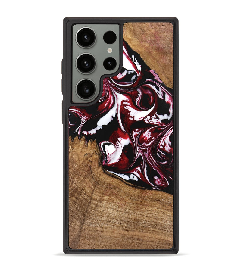 Galaxy S23 Ultra Wood Phone Case - Emerald (Red, 746160)