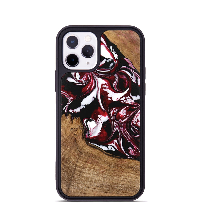 iPhone 11 Pro Wood Phone Case - Emerald (Red, 746160)