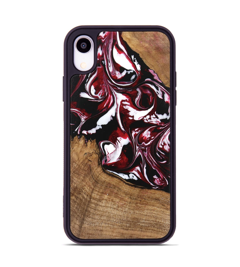 iPhone Xr Wood Phone Case - Emerald (Red, 746160)