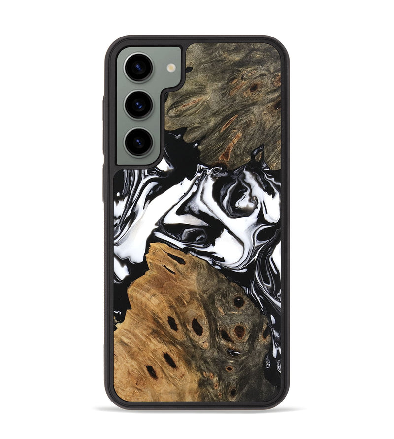 Galaxy S23 Plus Wood Phone Case - Keyla (Black & White, 746161)