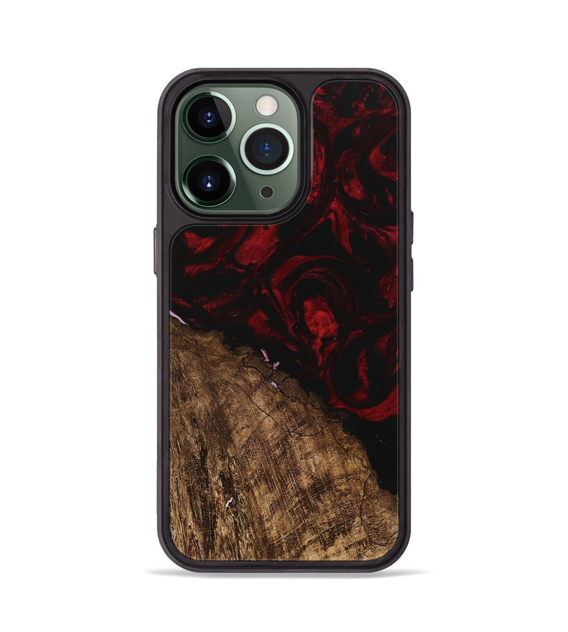 iPhone 13 Pro Wood Phone Case - Randi (Red, 746162)