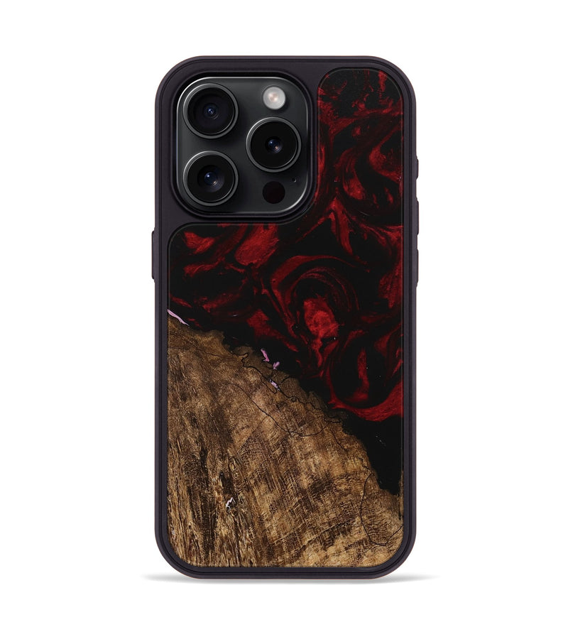 iPhone 15 Pro Wood Phone Case - Randi (Red, 746162)