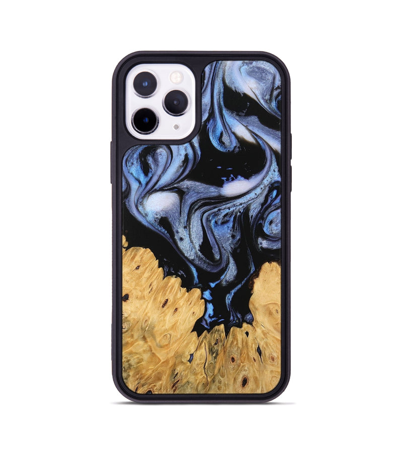 iPhone 11 Pro Wood Phone Case - Emerald (Blue, 746164)