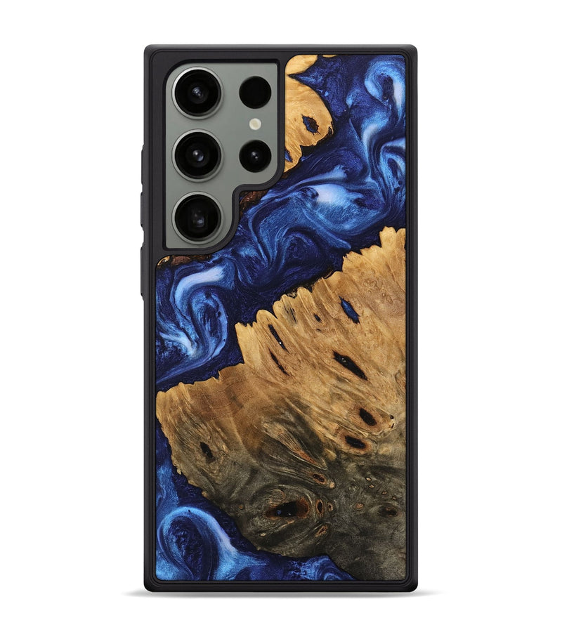 Galaxy S24 Ultra Wood Phone Case - Carie (Blue, 746166)