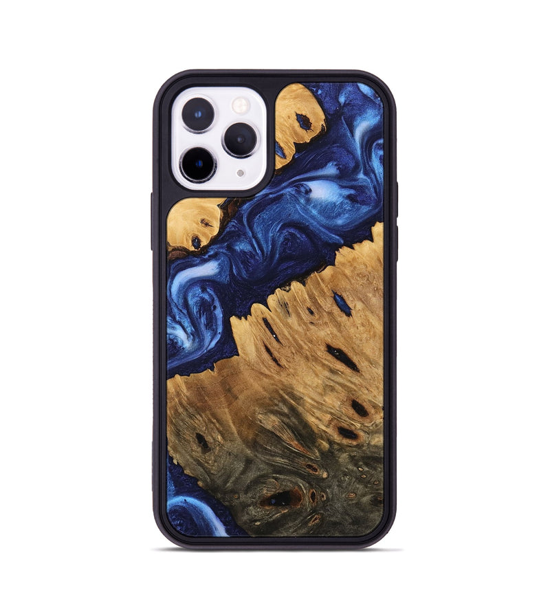 iPhone 11 Pro Wood Phone Case - Carie (Blue, 746166)