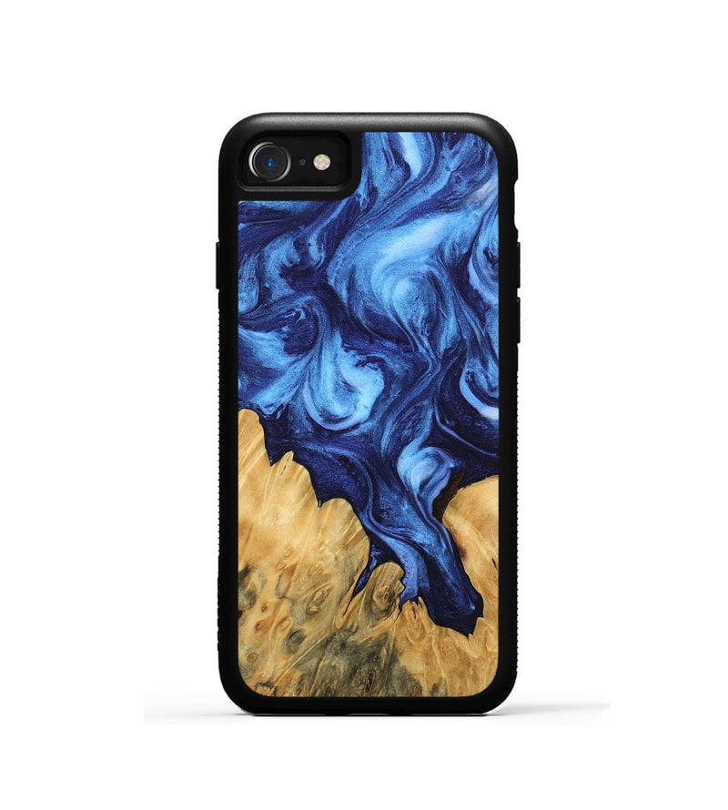 iPhone SE Wood Phone Case - Antonio (Blue, 746167)