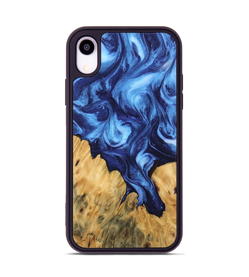 iPhone Xr Wood Phone Case - Antonio (Blue, 746167)