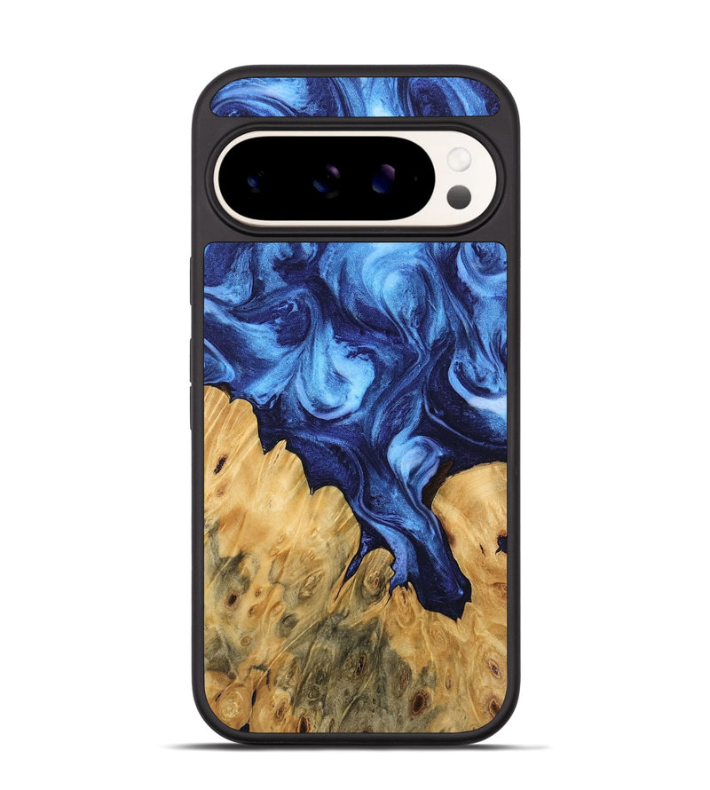 Pixel 9 Pro Wood Phone Case - Antonio (Blue, 746167)