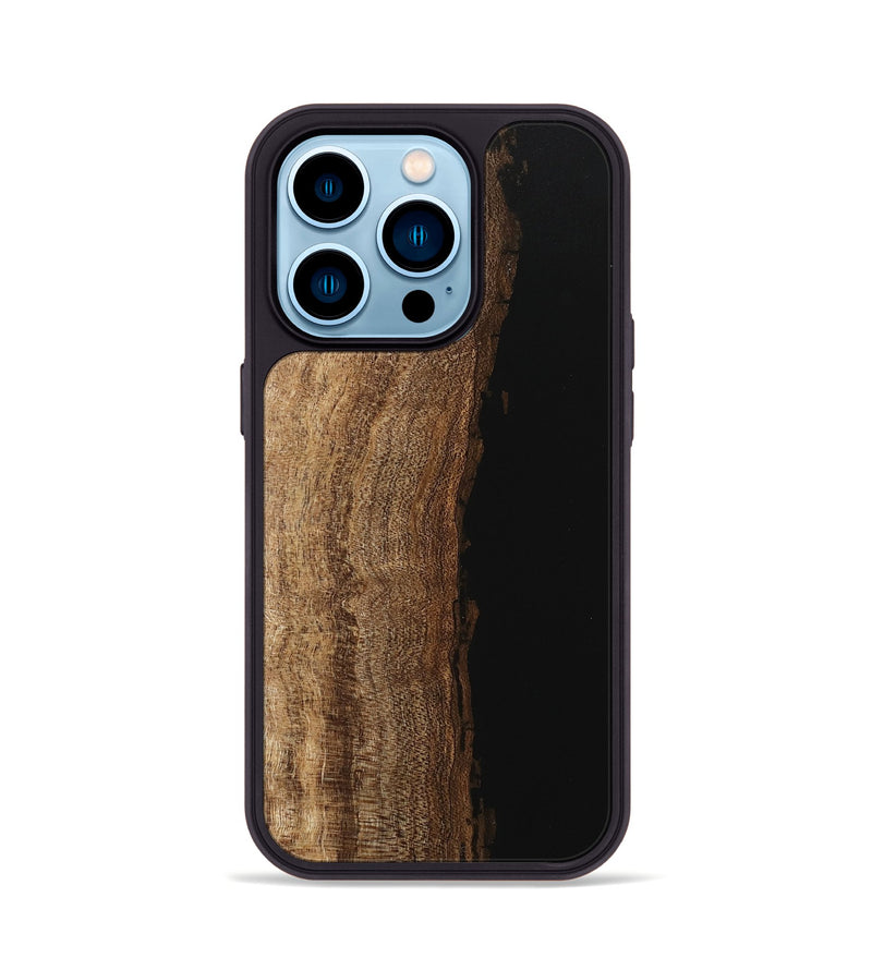 iPhone 14 Pro Wood Phone Case - Alonzo (Wood Burl, 746169)