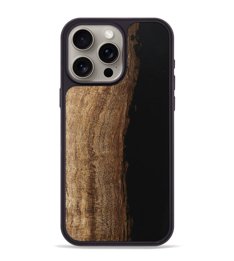 iPhone 15 Pro Max Wood Phone Case - Alonzo (Wood Burl, 746169)