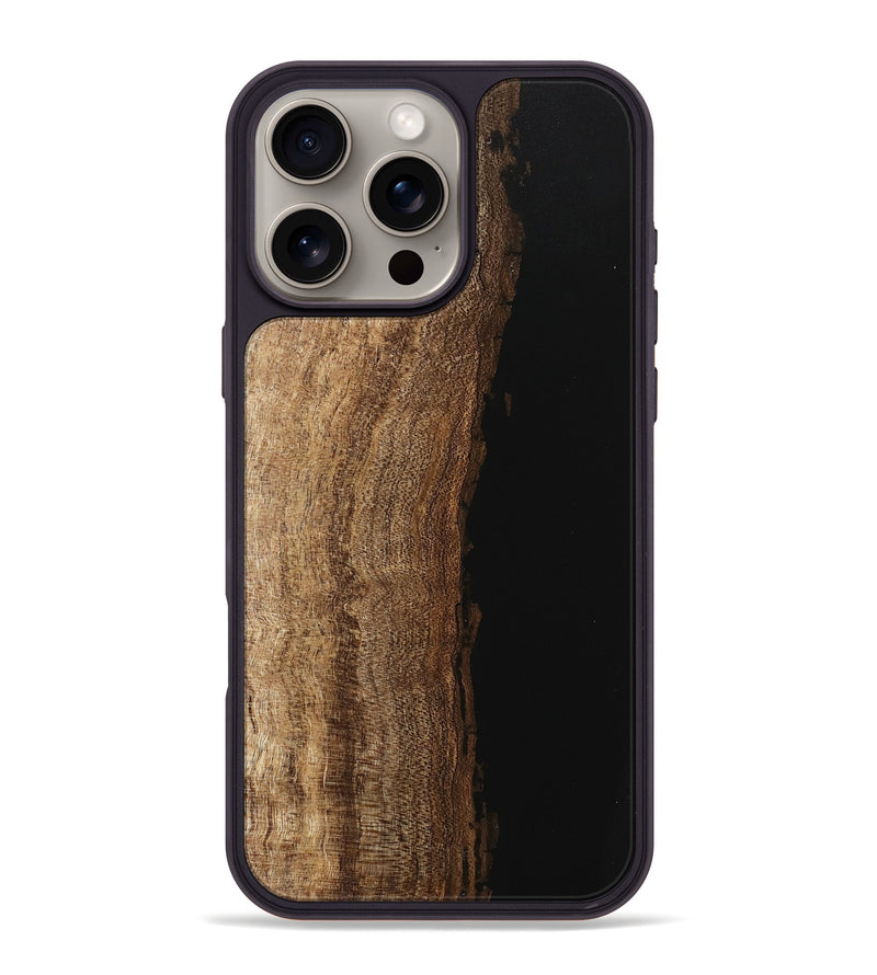 iPhone 16 Pro Max Wood Phone Case - Alonzo (Wood Burl, 746169)