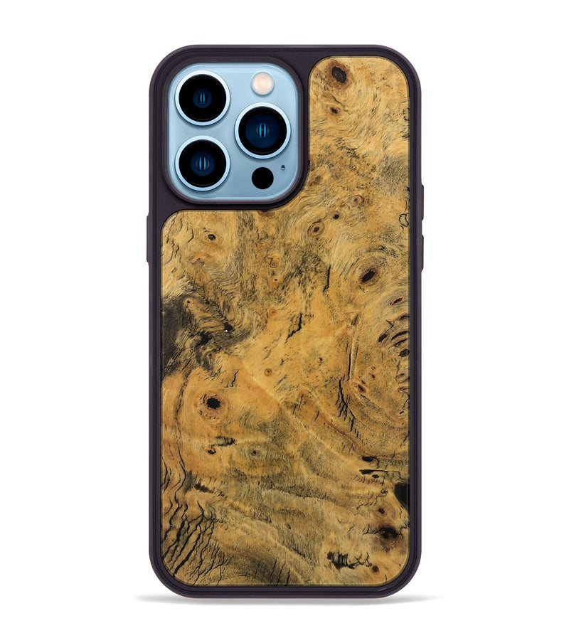 iPhone 14 Pro Max Wood Phone Case - Maranda (Wood Burl, 746170)