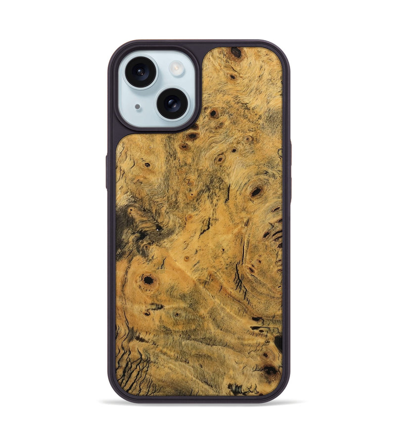 iPhone 15 Wood Phone Case - Maranda (Wood Burl, 746170)