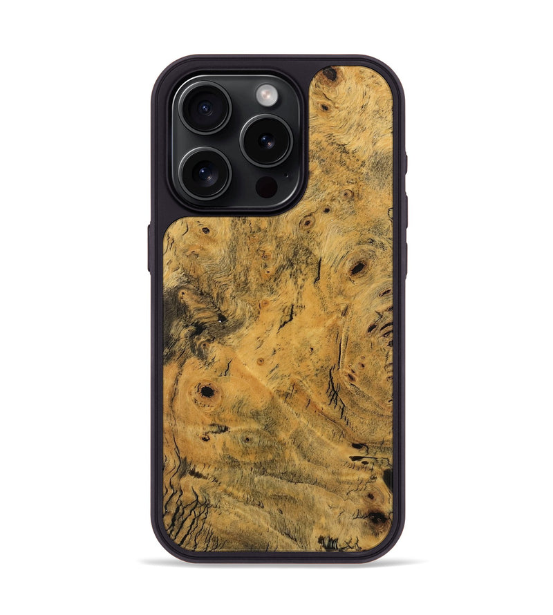 iPhone 15 Pro Wood Phone Case - Maranda (Wood Burl, 746170)