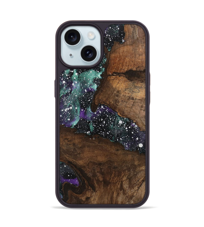 iPhone 15 Wood Phone Case - Diya (Cosmos, 746171)