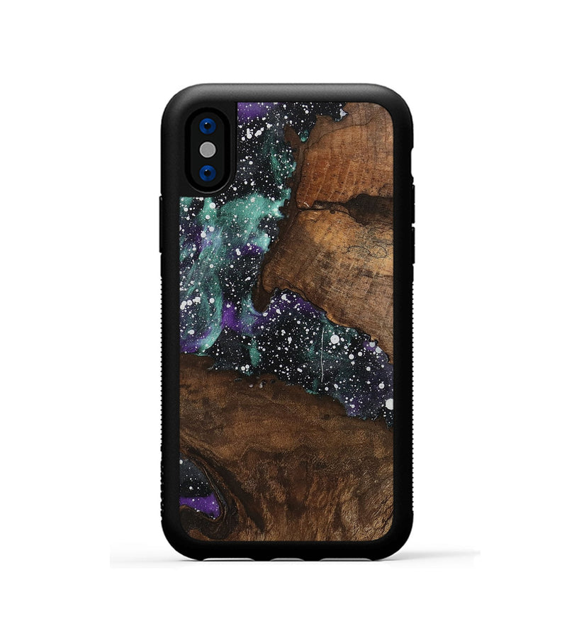 iPhone Xs Wood Phone Case - Diya (Cosmos, 746171)