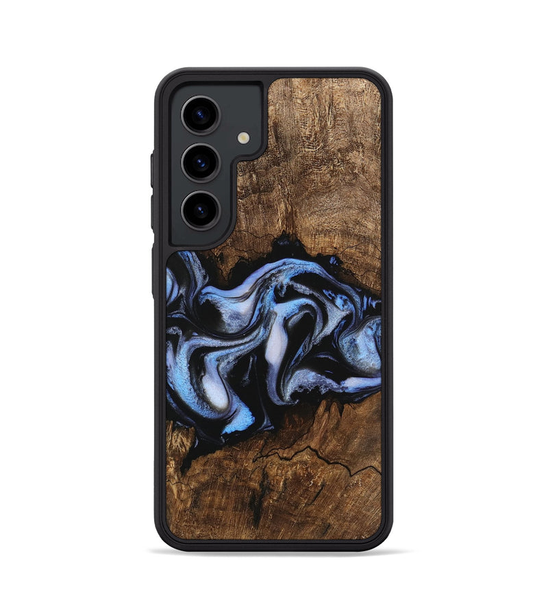 Galaxy S24 Wood Phone Case - Rhea (Blue, 746173)