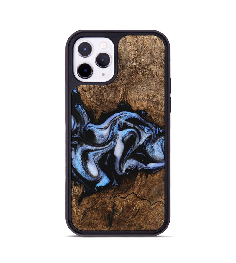 iPhone 11 Pro Wood Phone Case - Rhea (Blue, 746173)