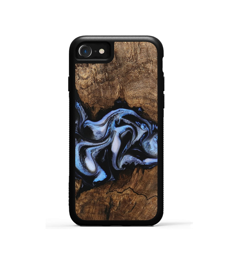 iPhone SE Wood Phone Case - Rhea (Blue, 746173)