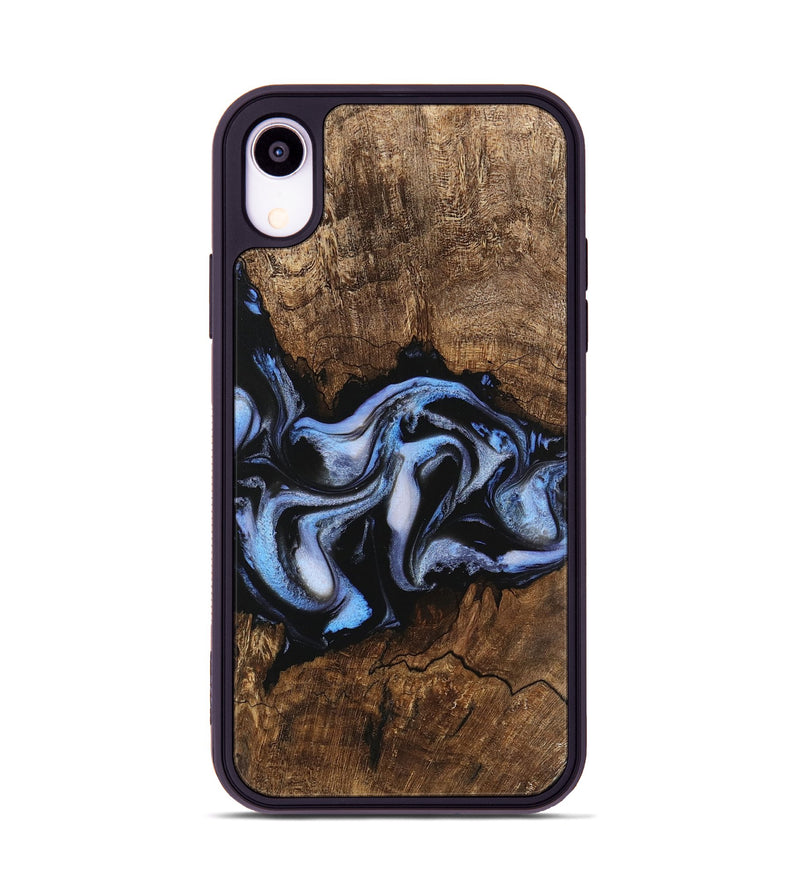 iPhone Xr Wood Phone Case - Rhea (Blue, 746173)