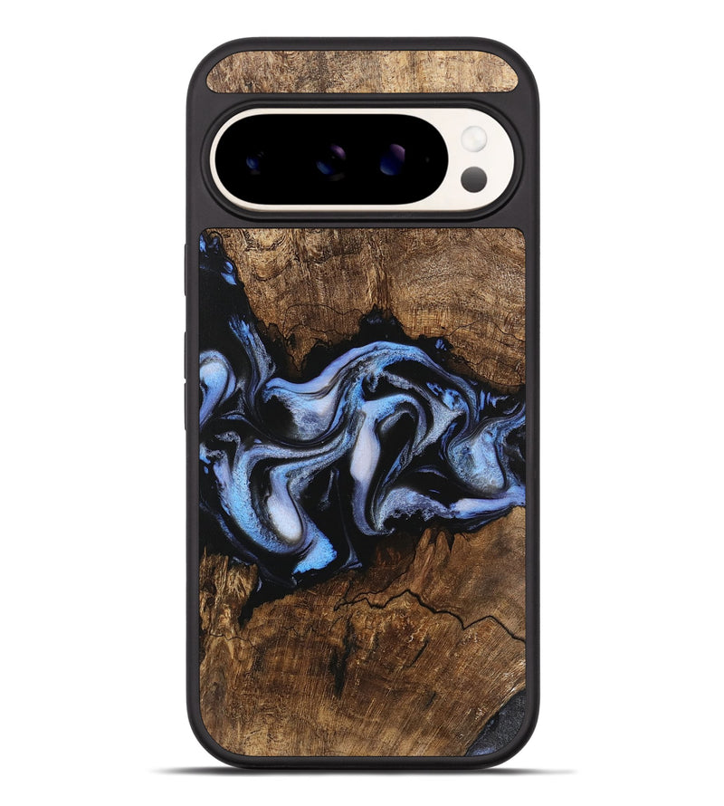 Pixel 9 Pro XL Wood Phone Case - Rhea (Blue, 746173)