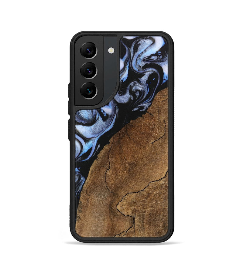 Galaxy S22 Wood Phone Case - Shad (Blue, 746177)