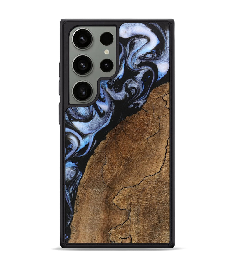 Galaxy S24 Ultra Wood Phone Case - Shad (Blue, 746177)