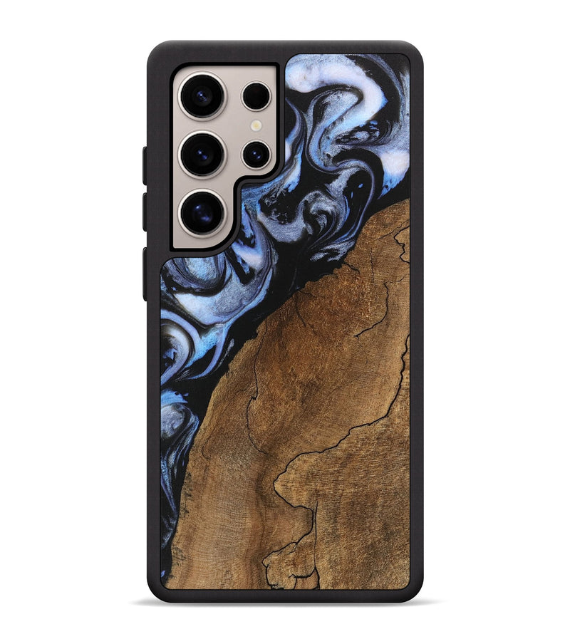 Galaxy S25 Ultra Wood Phone Case - Shad (Blue, 746177)