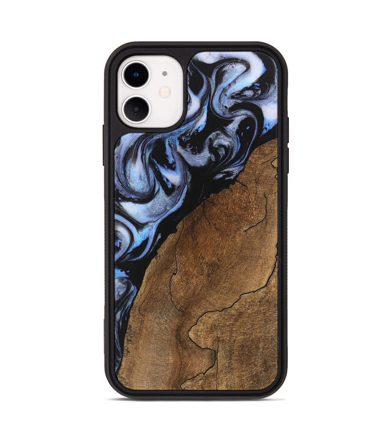 iPhone 11 Wood Phone Case - Shad (Blue, 746177)