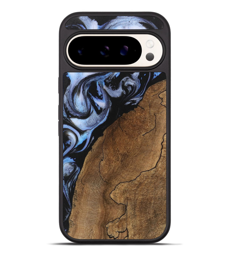 Pixel 9 Pro XL Wood Phone Case - Shad (Blue, 746177)