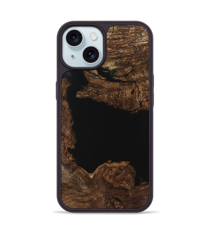 iPhone 15 Wood Phone Case - Aditya (Wood Burl, 746179)