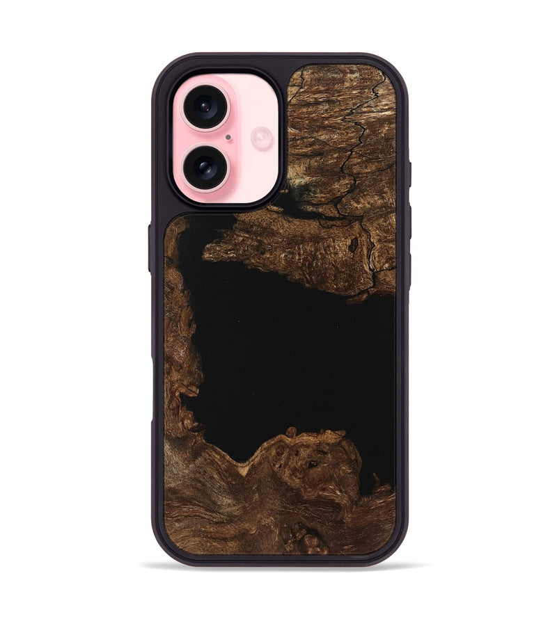 iPhone 16 Wood Phone Case - Aditya (Wood Burl, 746179)