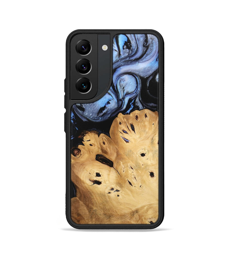 Galaxy S22 Wood Phone Case - Lamont (Blue, 746180)