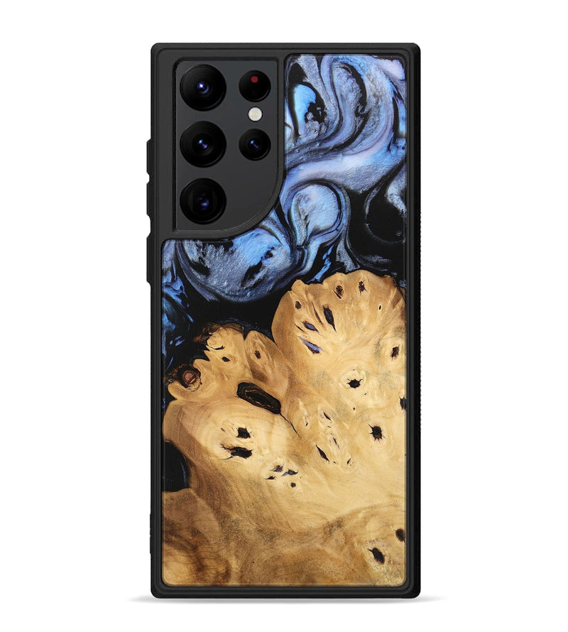 Galaxy S22 Ultra Wood Phone Case - Lamont (Blue, 746180)