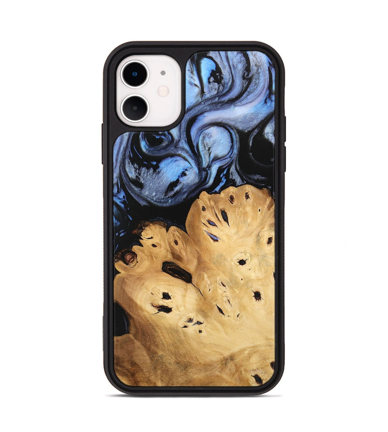 iPhone 11 Wood Phone Case - Lamont (Blue, 746180)