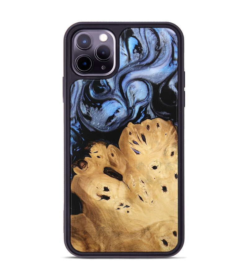 iPhone 11 Pro Max Wood Phone Case - Lamont (Blue, 746180)