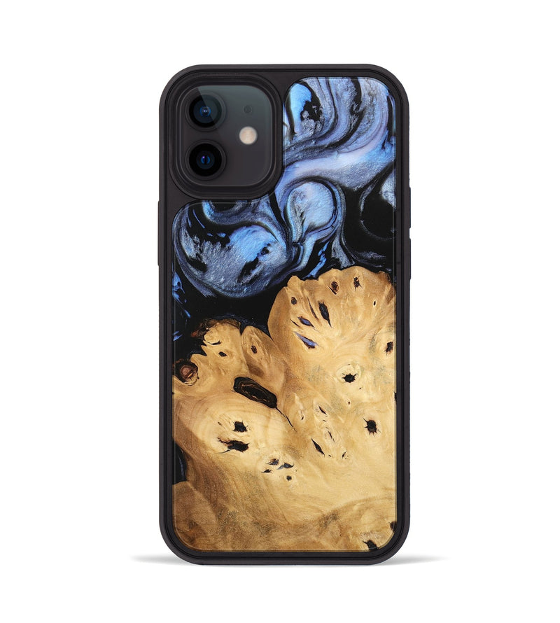 iPhone 12 Wood Phone Case - Lamont (Blue, 746180)