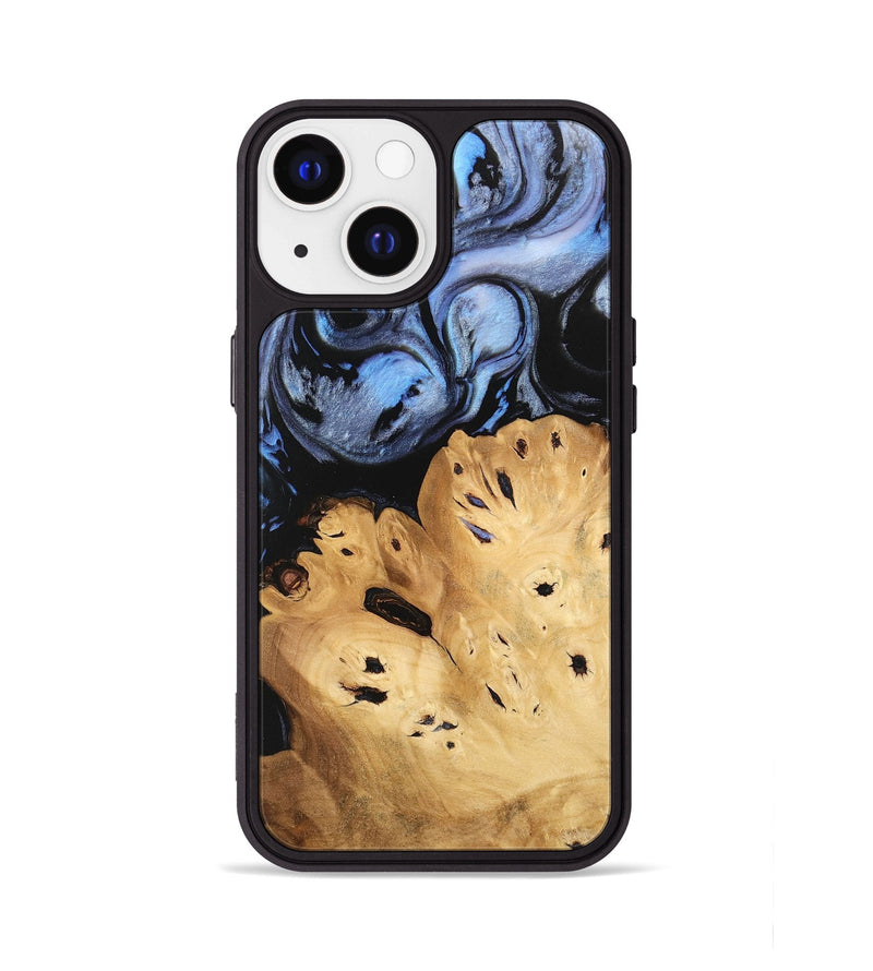 iPhone 13 Wood Phone Case - Lamont (Blue, 746180)