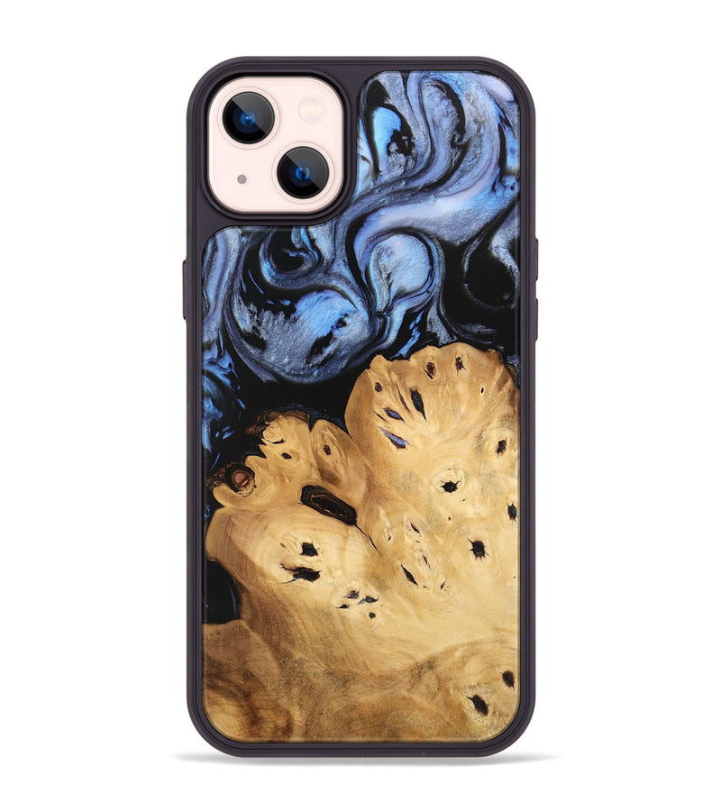 iPhone 14 Plus Wood Phone Case - Lamont (Blue, 746180)