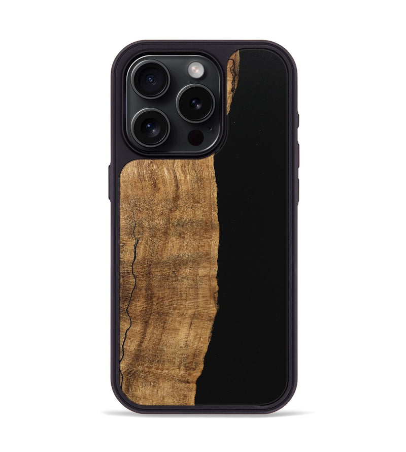 iPhone 15 Pro Wood Phone Case - Kelsea (Wood Burl, 746181)