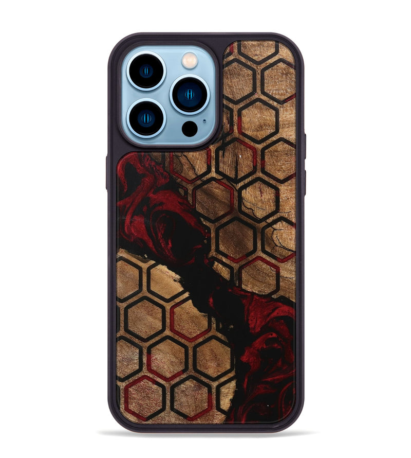 iPhone 14 Pro Max Wood Phone Case - Patti (Pattern, 746184)