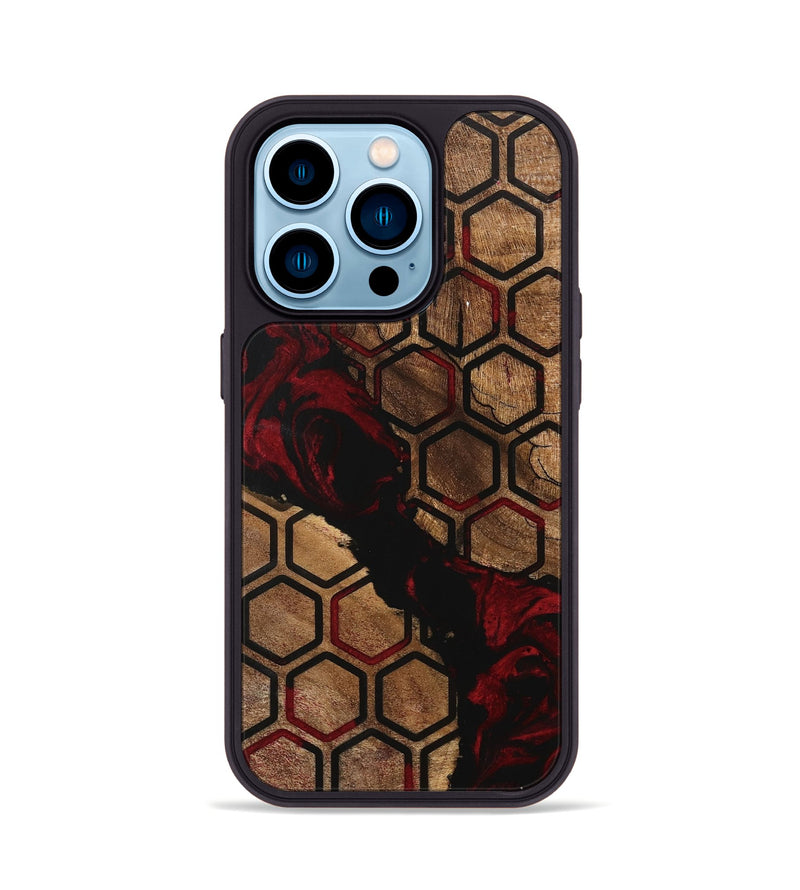 iPhone 14 Pro Wood Phone Case - Patti (Pattern, 746184)