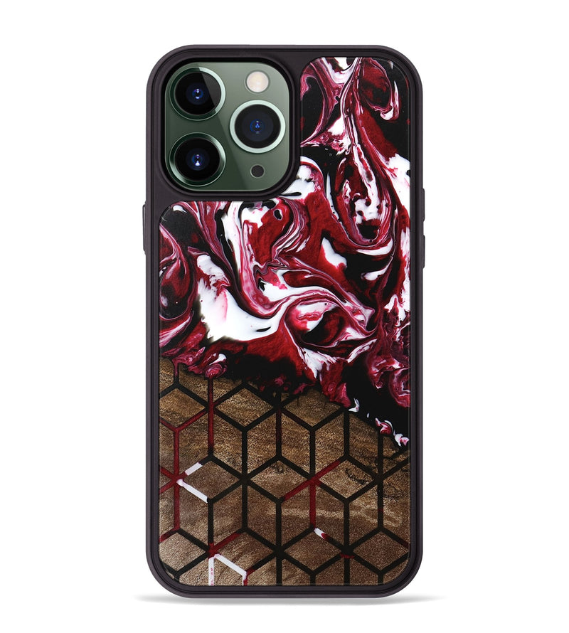 iPhone 13 Pro Max Wood Phone Case - Jamaal (Pattern, 746187)