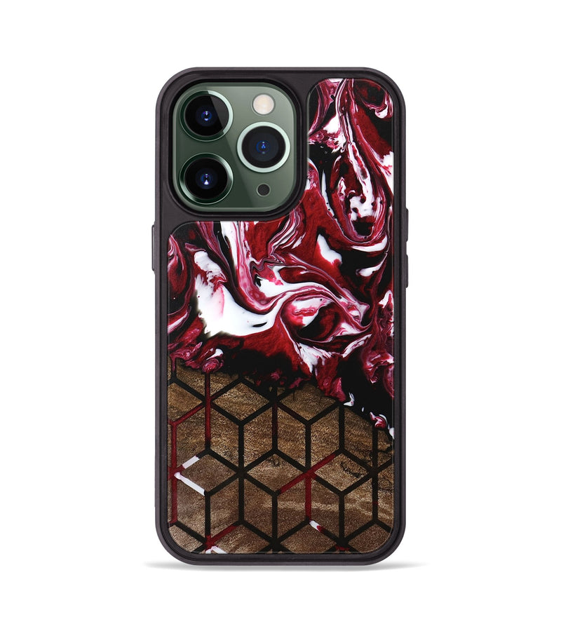 iPhone 13 Pro Wood Phone Case - Jamaal (Pattern, 746187)