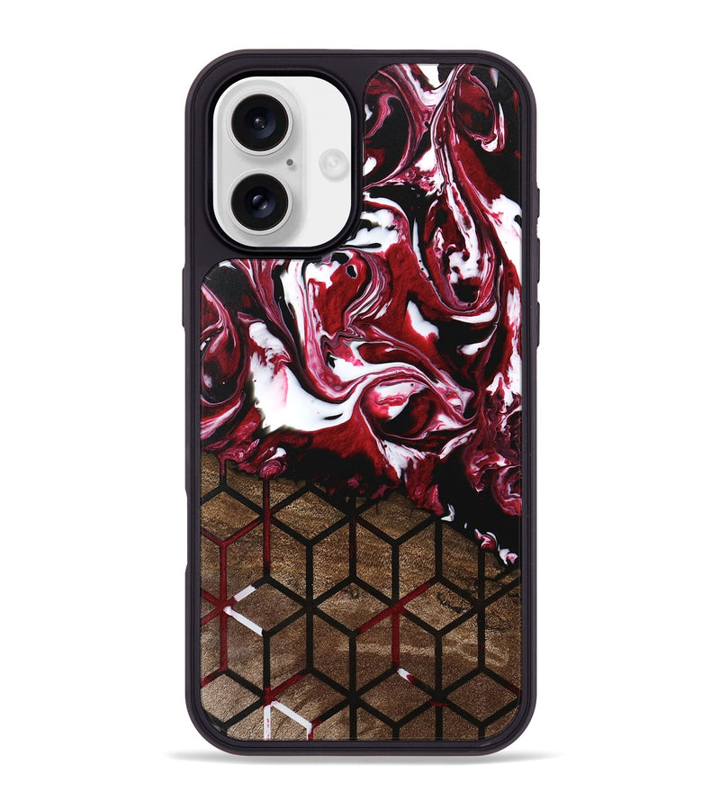 iPhone 16 Plus Wood Phone Case - Jamaal (Pattern, 746187)