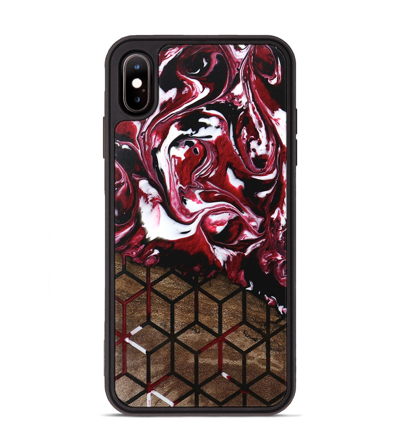 iPhone Xs Max Wood Phone Case - Jamaal (Pattern, 746187)