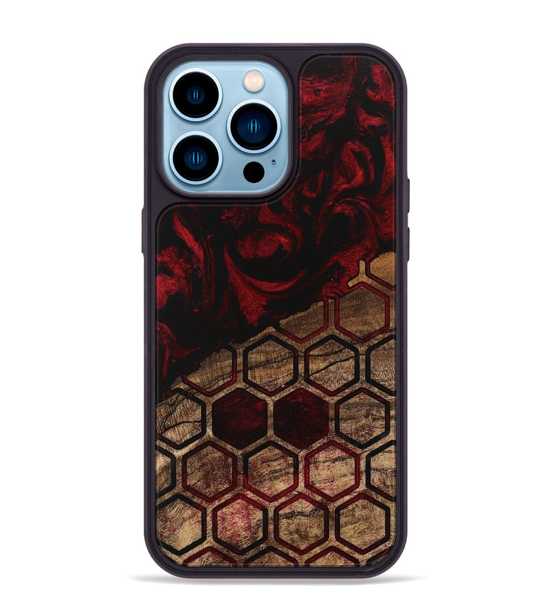 iPhone 14 Pro Max Wood Phone Case - Isa (Pattern, 746188)