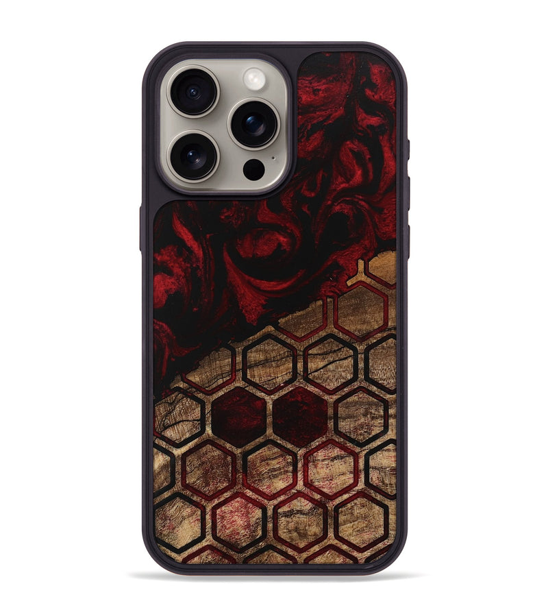 iPhone 15 Pro Max Wood Phone Case - Isa (Pattern, 746188)