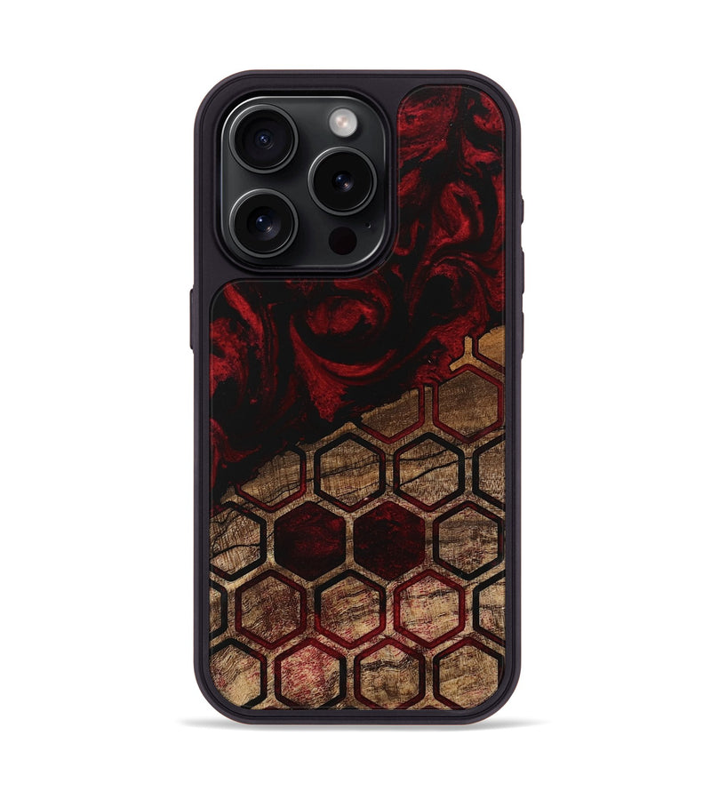 iPhone 15 Pro Wood Phone Case - Isa (Pattern, 746188)