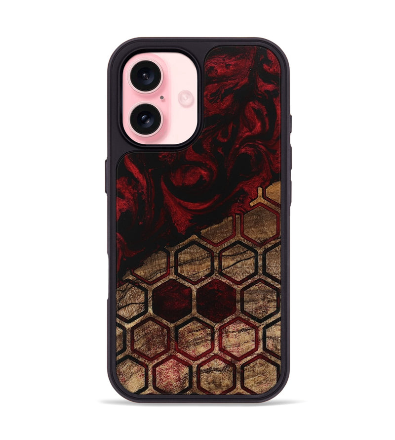 iPhone 16 Wood Phone Case - Isa (Pattern, 746188)